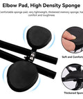 Clip On Aero Bar For Road Bikes Aluminum Alloy Armrest Handlebars With Removable Sponge Pads featuring high density sponge