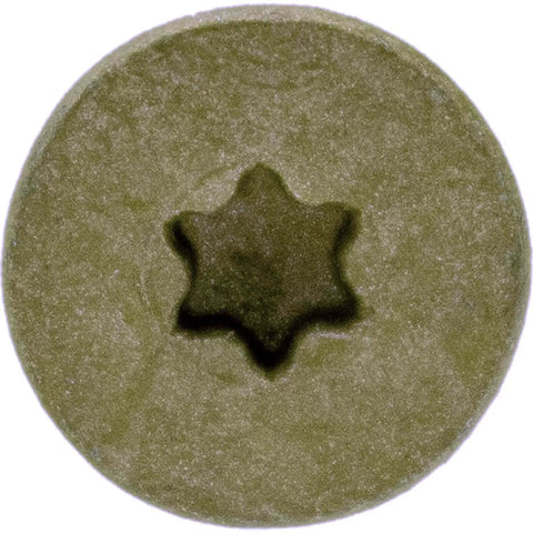 Top view of Torx Star Head T-30 on 12x2 Reamer Self-Drilling Wood To Metal Screws With Torx Star Head T-30 For Flatbeds And Trailers Beefy Heavy Duty