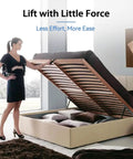 Heavy Duty 20 Inch Gas Struts Delivering 200 Pound Rock Solid Lifting Power For Sturdy Lid Mounting With Integrated One Piece Brackets Built Tough For Flawless Motion And Heavy Workloads Daily, lifting bed frame.