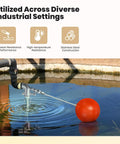 Heavy Duty Stainless Steel Float Valve For Water Tanks With Six Inch Float Ball And Three Quarter Inch Inlet Automatic Water Level Control For Commercial Agricultural And Industrial Use Rust Resistant 304 Grade installed in water tank