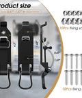 Shovel Mount For Roof Rack And Truck Bed Off Road Shovel Holder With Eight Piece Quick Fist Clamp Kit Fits 0.67 To 1.57 Inch Diameter Tools Black