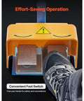 Heavy Duty Electric Pipe Bender foot switch for ease of operation, enhancing metal fabrication safety and control.