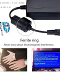 29V Power Adapter for Adjustable Bed Frames and Desks, 2A DC Charger Cable visible with ferrite ring close-up