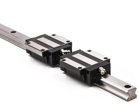 1900mm Linear Guide Rail With HSR20CA Blocks For CNC Routers 20mm Wide Rail 60mm Pitch Preloaded Linear Motion Slides