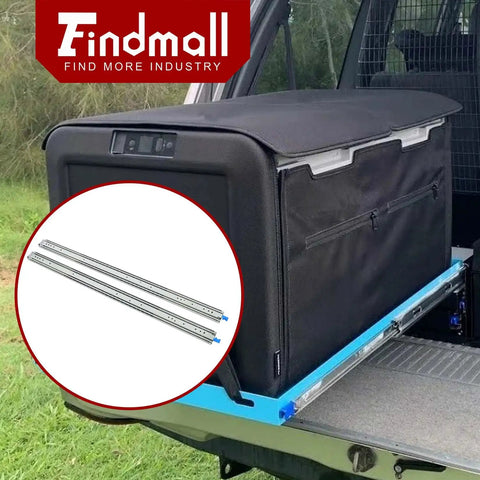 Beefy Heavy Duty 48 Inch Drawer Slides With 500 Lb Capacity Locking Full Extension Ball Bearing Rails For Tool Chests Workbenches Truck And RV Cabinets For Systems on truck bed drawer