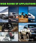 Wide range of vehicles for smoke machine leak detection, including cars, trucks, tractors, boats, motorcycles, snowmobiles, pickup trucks.