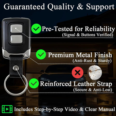 Replacement Intellicode Garage Door Opener Remote For 1995 Overhead Openers Fits G3T R G3T BX G3T A Keychain Remote
