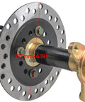 Beefed Up Heavy Duty 34 Inch Rear Axle Differential Shaft 16T With 3 Hole Wheel Hub Spacing 78mm and 156mm 860mm Long Drive Axle