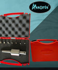 MT2 Teng Style Rotary Broach Set With 7 Metric Square HSS Punches 3-12mm For Lathe Milling And CNC Machines in red case