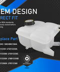 Mazda 3 Coolant Reservoir Tank With Cap For 2004-2013 Mazda 3 And 2009-2013 Mazda 3 Sport Replacement Part LF5015350 5M5H8K218AA
