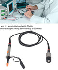 Universal Oscilloscope Probe Kit With BNC To Minigrabber Leads Clip Probes 50MHz Switchable Bandwidth 10 To 1 Probes Durable ABS Build