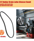 Brake Lathe Silencer 9.25 Inch Band Fit For Most Standard Lathes No Nonsense Noise Reduction on industrial lathe in workshop
