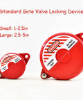 Valve Lockout Device For Water Spigots And Hose Bibs Rotating Plastic Outdoor Protector Padlock Compatible Red Shield