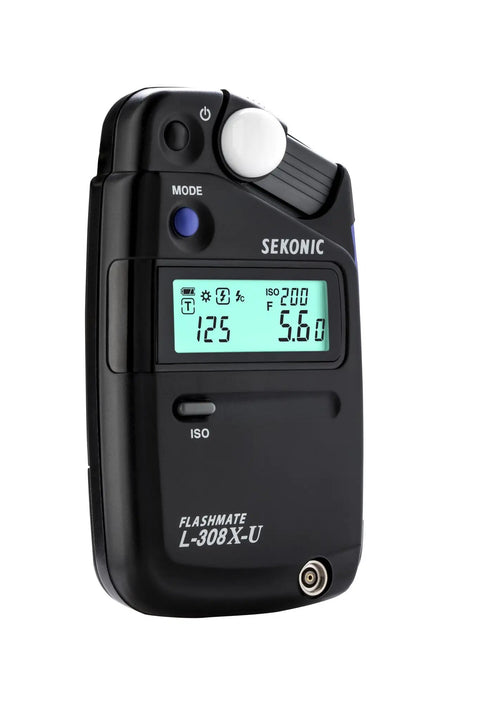 Compact Dope Pro Grade Handheld Light Meter For Photo And Cine Incident And Reflected Exposure Meter With Auto Backlight And Illuminance Measurement Pocket Sized Design Tenth Of A Stop Accuracy For Ambient And Flash Readings, front view