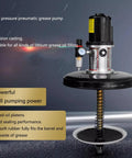 Portable Grease Pump With Oil Water Separator And Explosion Proof Tubing 80 to 1 Air Operated Lubrication Gun For 5 Gallon Drums 0.85 L/min with high pressure design and precision casting.