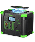 Portable Power Station 330W Peak 600W Solar Generator 288Wh with USB C PD, wireless charging, AC outlet, camping travel use