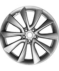 Fresh Reconditioned 19 Inch Oem Alloy Wheel For Tesla Model 3 2018 featuring sleek silver design and 5x112 bolt pattern.