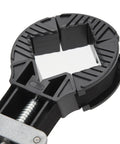 Heavy Duty Adjustable Frame Strap Clamp With No Sweat Handle Tensioner And Tough Four Meter Nylon Webbing close-up of clamp head