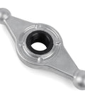 Pro Grade Wheel Balancer Hub Wing Nut 812103 For Hunter DSP Auto Tire Rigs, silver, threaded design with a 40mm diameter.