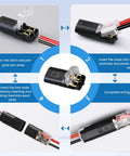 Step-by-step guide for 50 Piece Double Wire Plug In Connector Kit Plug N Play With 1 Pin And 2 Pin Quick Disconnect Locking Buckles