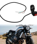 Sick 22Mm Motorcycle Handlebar Switch With Crisp 3-Speed Gear Shifter For Dirt Bikes Scooters And E-Bike Fits Standard 7/8 Inch Bars In Sleek Black Or Bold Red Colors To Lube Your Rides Smooth As Always.. black 22mm ABS 3-speed handlebar switch with wiring on motorcycle