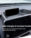 Custom Fit Center Console Organizer Tray For Toyota Grand Highlander 2024 2025 2026 Behind Screen with phone holder