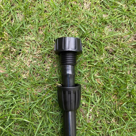 Five Pack One Half Inch Drip Irrigation Tubing Fittings To Faucet Garden Hose Adapters Three Quarter Inch GHT To One Half Inch Drip Fittings Plastic Faucet Connector For Three Quarter Inch Garden Hoses Compatible With Rain Bird Orbit Dig Hunter Toro plastic connector on grass
