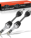 Front CV Axle Shaft Assembly For Yamaha Big Bear 350 4x4, Kodiak 400 4x4, Timberwolf 250 4x4, Two Pack Replacement Replaces 3HN2510H0000