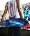 Electric Blue Lightning Grip Tape For Skateboards And Longboards Dope Waterproof Tearproof Non Slip Bubble Free Scooter Grip Tape