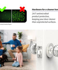 Crystal Privacy Door Knob With Lock For Bedroom And Bathroom, Easy Install Interior Door Handle With Keys in family setting