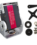 Beefy 150Kg Digital RC Servo With Dual Shafts, 12V High Torque Metal Gear Steering Servo, Includes Mounting Brackets