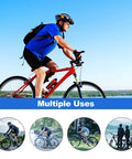 Cyclist on mountain bike using Heavy Duty Hollow Link Bike Chain For Road BMX Mountain Bikes 21 24 27 Speed Compatibility 116 Links