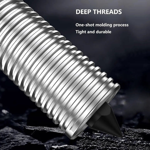 Close-up of deep threads on Heavy Duty 5 Ton Hydraulic Gear Puller And 3 Jaw Wheel Bearing Extractor, showcasing tight durability.