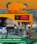 Heavy Duty I-Beam Trolley For Electric Hoist 1 Ton Capacity With Dual Track Rollers And Adjustable Flange installed in warehouse