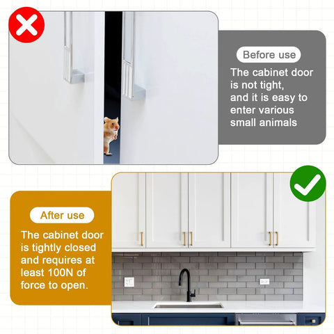 Comparison showing 4 Pack Stainless Steel Invisible Hinges For Doors And Cabinets With 180 Degree Hidden Cross And Swing Hinges in use.