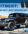 Jeep Wrangler Hood Latch With Catch Bracket And Rubber Strap 55395653AG Replacement Clip Fits JK JKU 2007-2017 with vehicle