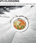 2 Pack Stainless Steel Kitchen Sink Strainers With 4.5 Inch Wide Rim, Heavy Duty No Fuss Rustproof Drain Filters in sink catching debris