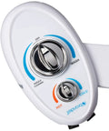 SouthSpa Left Hand Bidet Attachment With Dual Temperature Water Wash And Left Side Control Panel Positionable Nozzle LH-20