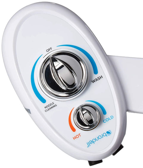 SouthSpa Left Hand Bidet Attachment With Dual Temperature Water Wash And Left Side Control Panel Positionable Nozzle LH-20