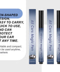Scratch Removal Pen 2 Pack, Quick Fix For Scratches And Paint Damage, Weatherproof Car Scratch Repair Pen packaging display