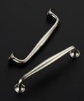 5 Pack 5 Inch Brushed Nickel Kitchen Cabinet Handles Solid Zinc Alloy Cupboard And Drawer Pulls For Cabinets And Furniture, Contemporary Design