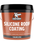 Smooth Operator Silicone Roof Coating And Killer UV Reflective Sealant For Flat Or Sloped Surfaces Workhorse White Flexible Membrane 1 gallon bucket.