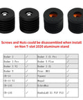 Ender 3 Prusa Anti Vibration Feet Kit With T Slot Landing Mat For 2020 And 3030 Frames Four Piece Shock Absorbing Feet rubber mount set for DIY 3D printer