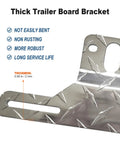 Heavy Duty Trailer License Plate Bracket Frame Aluminum Mount For Trucks, with durable design and non-rusting features