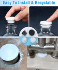 Set Of 6 White Silicone Rubber Plugs For 30 To 31 Mm Round Holes Waterproof Soft Flexible T Type Seal Plugs For Tubes And Pipes Snap On End Caps End Covers Stoppers 37x10x31.3 Mm Each shown in use sealing jars and pipe openings