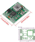 Six Pack MP1584 EN DC To DC Buck Converter Module Adjustable Voltage Step Down Power Supply module with dimensions