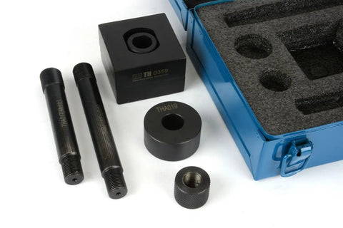 Double D Punch Die Set 1-3-8 By 1-1-8 Inch Knockout Hole Kit With Case Includes Punch Dies Hardened Tool Steel
