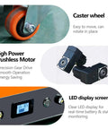 Caster wheel and high power brushless motor of Heavy Duty 50 Ton Electric Machinery Mover Skate With Remote Control Moves Massive Loads Smoothly