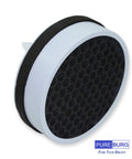 Replacement Filter Set For Hunter HP125 AirX HEPA Digital Purifier round filter close-up