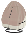 Heavy Duty Patio Hanging Egg Chair Cover For Double Seat Wicker Swing With Stand Protector 600D Waterproof Outdoor Shield